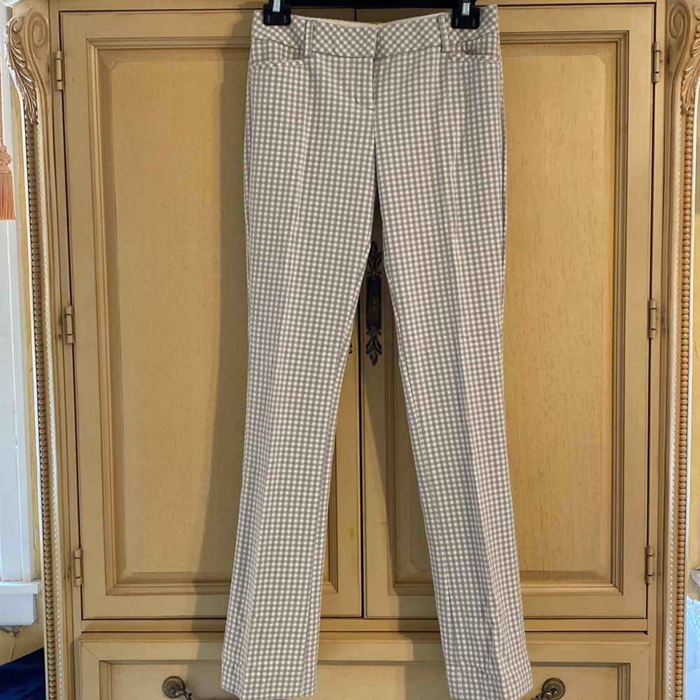 Grey & White Dress Pants